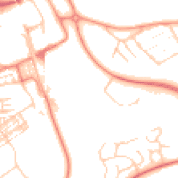 Daytime road noise heatmap for MK13 0AT