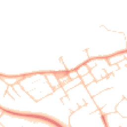Daytime road noise heatmap for MK13 0AX