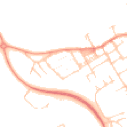 Daytime road noise heatmap for MK13 0BE