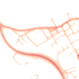 Daytime road noise heatmap for MK13 0BG