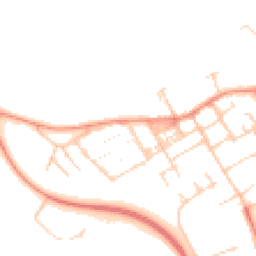 Daytime road noise heatmap for MK13 0BN