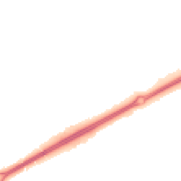 Night-time road noise heatmap for MK13 0QB