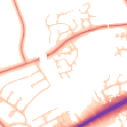 Daytime road noise heatmap for MK13 0RD