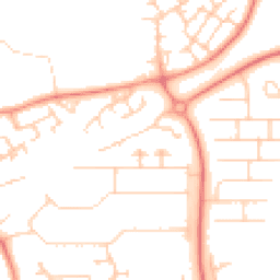 Daytime road noise heatmap for MK13 7DD