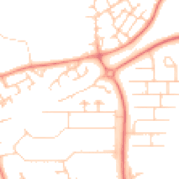 Daytime road noise heatmap for MK13 7DY