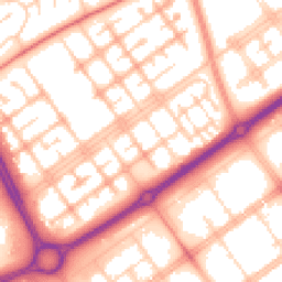 Daytime road noise heatmap for MK13 8BQ