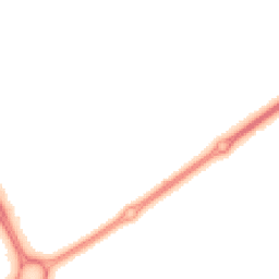 Night-time road noise heatmap for MK13 8BS