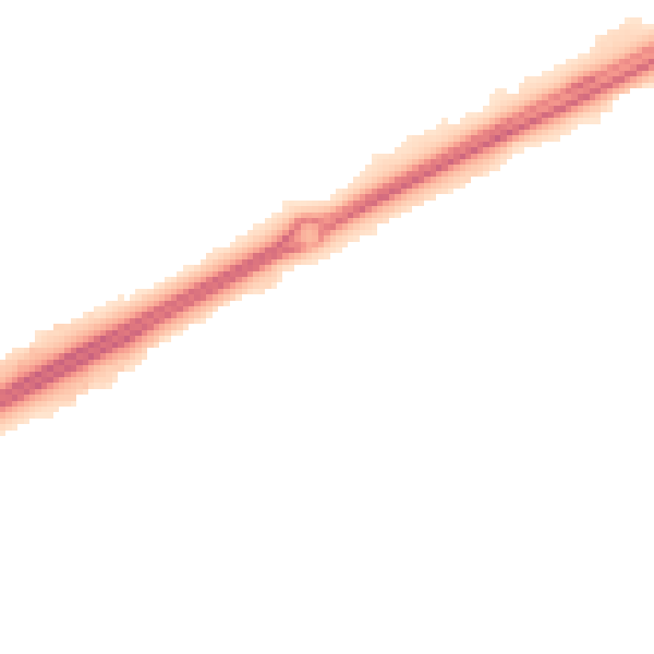 Night-time road noise heatmap for MK13 9DG