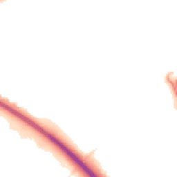 Night-time road noise heatmap for MK13 9EN