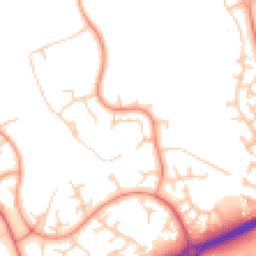 Daytime road noise heatmap for MK14 5EH