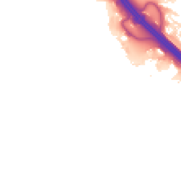Night-time road noise heatmap for MK14 5FA