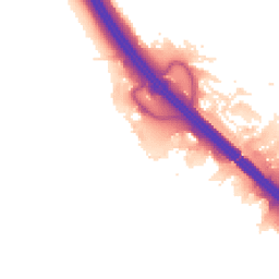 Night-time road noise heatmap for MK14 5FU