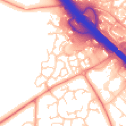 Daytime road noise heatmap for MK14 5FY