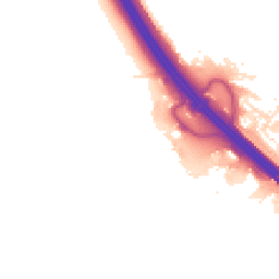 Night-time road noise heatmap for MK14 5GH