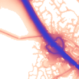 Daytime road noise heatmap for MK14 5GN