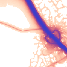 Daytime road noise heatmap for MK14 5GR