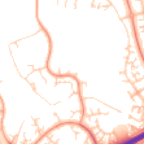 Daytime road noise heatmap for MK14 5HP