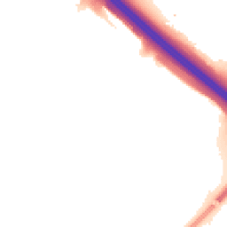 Night-time road noise heatmap for MK14 5HX