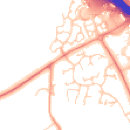 Daytime road noise heatmap for MK14 5QF