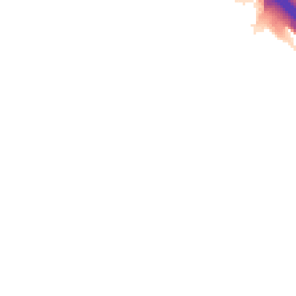 Night-time road noise heatmap for MK14 5QL