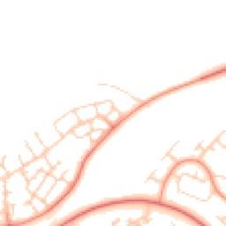 Daytime road noise heatmap for MK14 6GF
