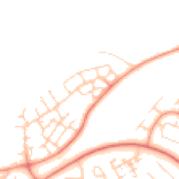 Daytime road noise heatmap for MK14 6GW