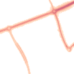 Night-time road noise heatmap for MK14 6HF