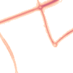 Night-time road noise heatmap for MK14 6HU