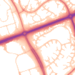 Daytime road noise heatmap for MK14 6HX