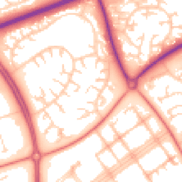 Daytime road noise heatmap for MK14 6JL