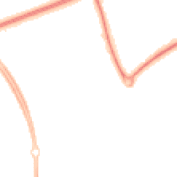 Night-time road noise heatmap for MK14 6JL
