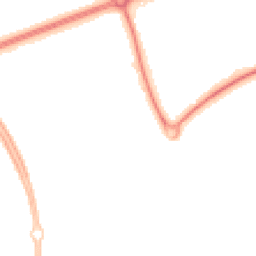 Night-time road noise heatmap for MK14 6JN