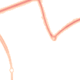 Night-time road noise heatmap for MK14 6JT