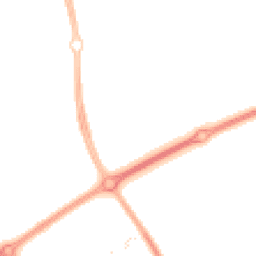 Night-time road noise heatmap for MK14 7LE