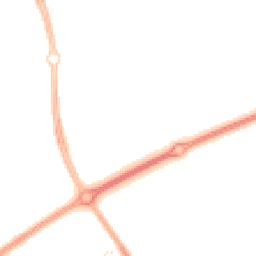 Night-time road noise heatmap for MK14 7LF
