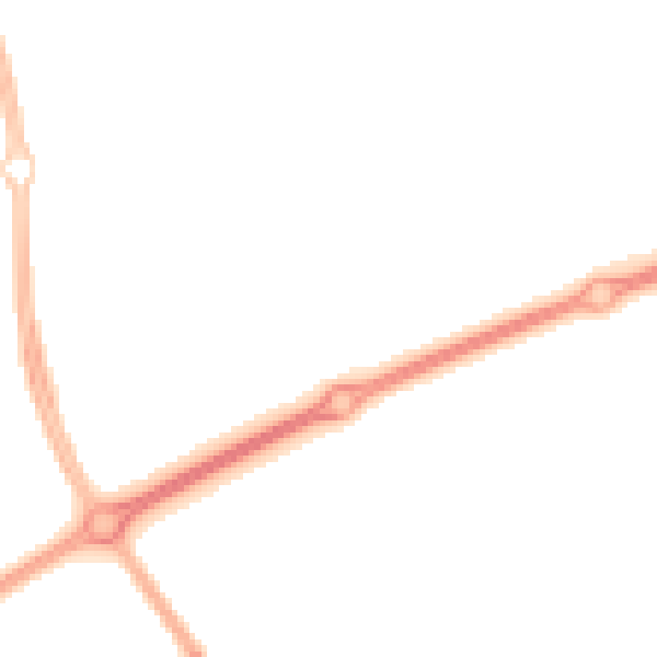 Night-time road noise heatmap for MK14 7RL