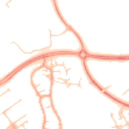 Daytime road noise heatmap for MK15 0AN