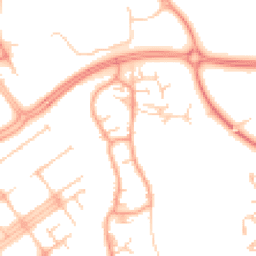 Daytime road noise heatmap for MK15 0AT
