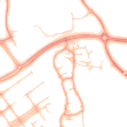 Daytime road noise heatmap for MK15 0AU