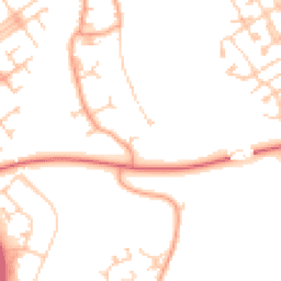 Daytime road noise heatmap for MK15 0BQ