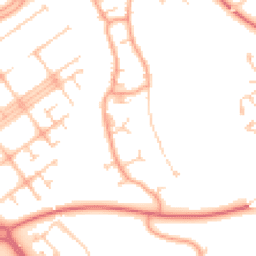 Daytime road noise heatmap for MK15 0BZ