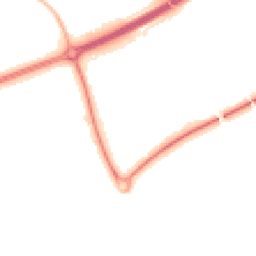 Night-time road noise heatmap for MK15 8AH