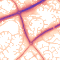 Daytime road noise heatmap for MK15 8AJ
