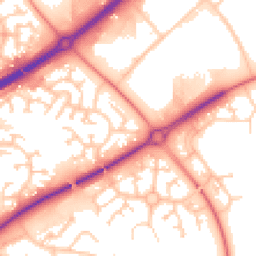 Daytime road noise heatmap for MK15 8PE