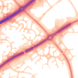 Daytime road noise heatmap for MK15 8PF
