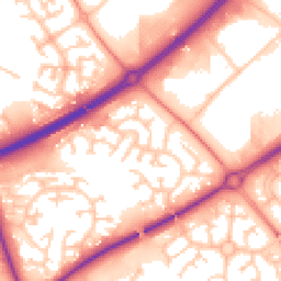Daytime road noise heatmap for MK15 8PL