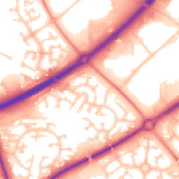 Daytime road noise heatmap for MK15 8PP