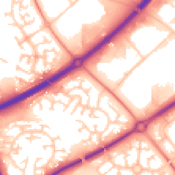 Daytime road noise heatmap for MK15 8PR