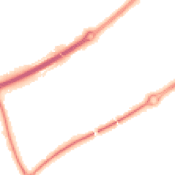 Night-time road noise heatmap for MK15 8PU