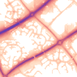 Daytime road noise heatmap for MK15 8QA